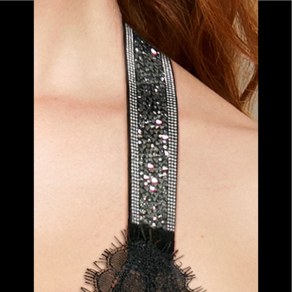 NWT Victoria’s Secret Embellished Strap Teddy - Picture 5 of 9